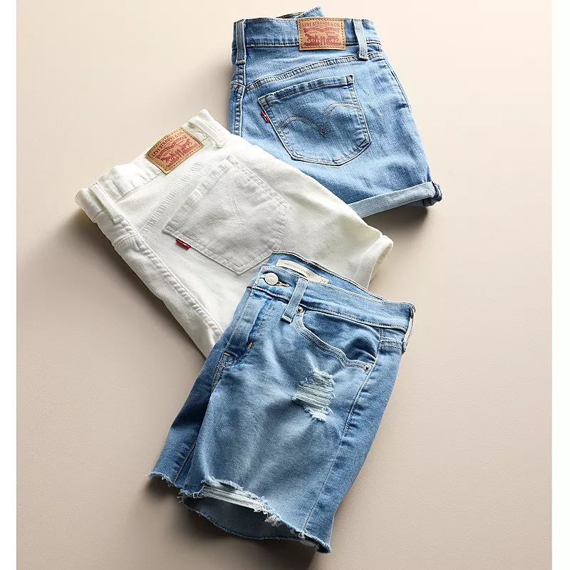 Women's Levi's® Mid-Length Jean Shorts | Kohl's