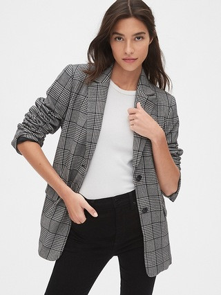 Modern Plaid Blazer | Gap US