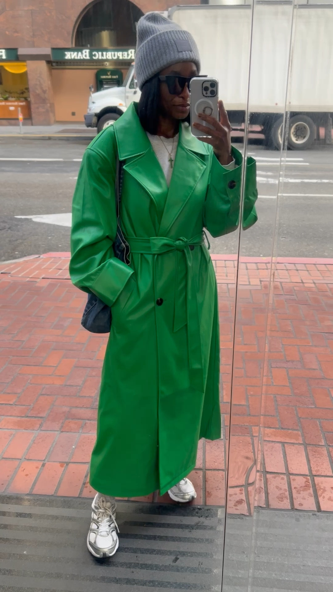 Vinyl Longline Trench Coat curated on LTK