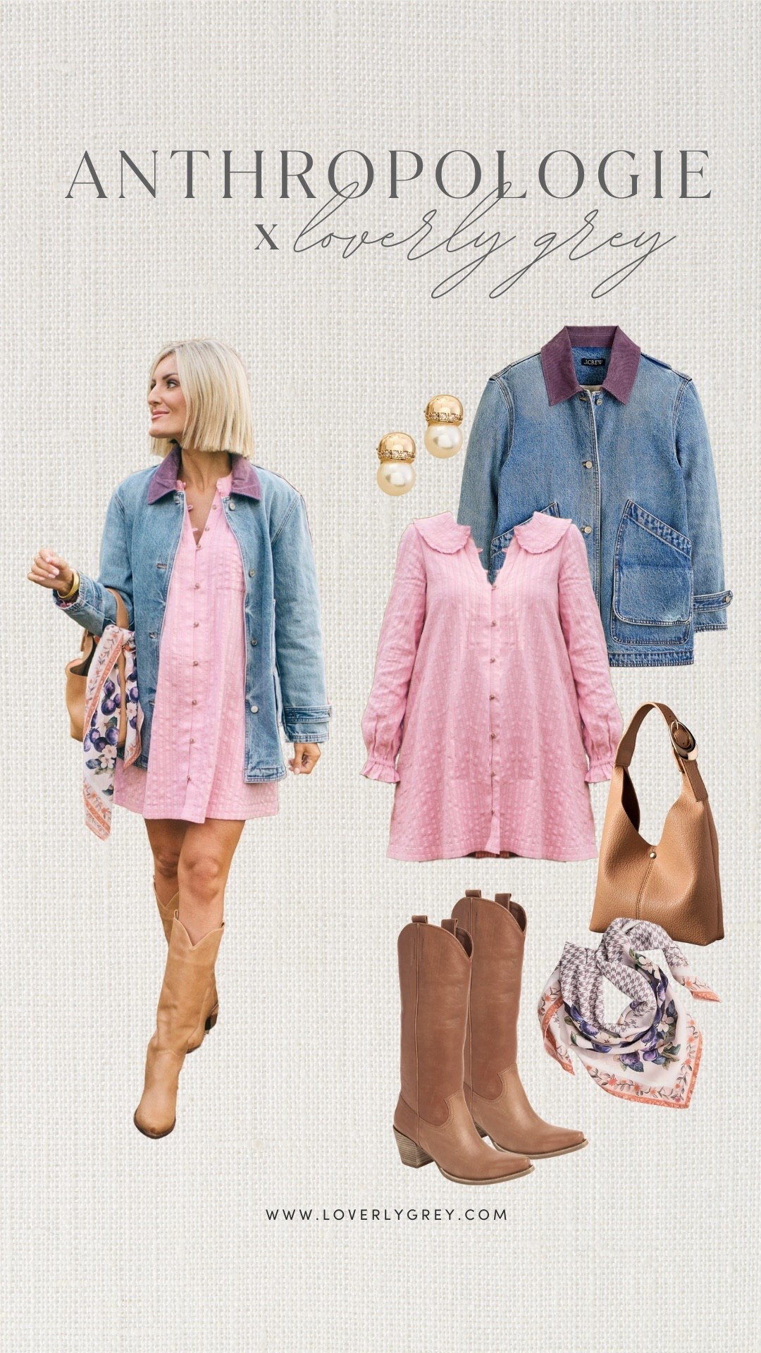 This long sleeve pink shirt dress is a feminine and versatile piece for fall - easy to dress up or down! I styled it with a denim barn jacket and boots for a casual, layered look that’s perfect for everyday wear or weekend plans!

Loverly Grey, pink shirt dress, long sleeve dress, fall dress style, shirt dress, casual fall outfit, everyday outfit 

#LTKSeasonal #LTKStyleTip