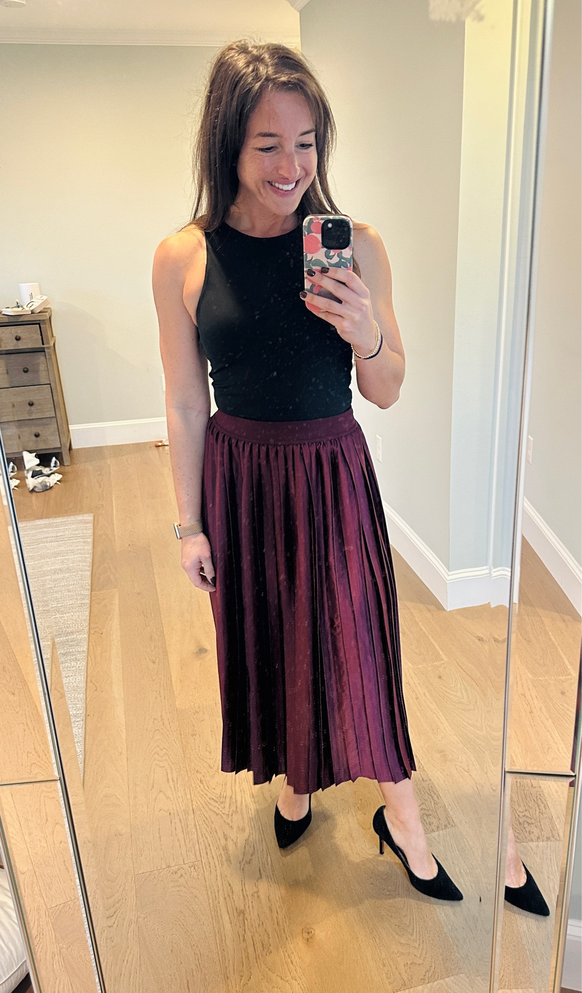This simple and chic look is perfect for the holidays and you won’t believe where I got the skirt! LULULEMON!! Comfortable and elevated with my heels for any holiday gathering. 

Christmas party, holiday party, skirt, holiday vibes, pleated skirt

#LTKSeasonal #LTKHoliday #LTKSaleAlert
