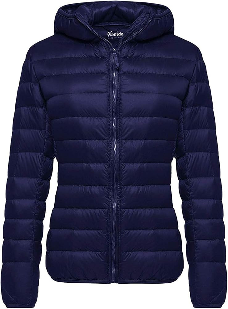 Women's Hooded Packable Ultra Light Weight Short Down Jacket | Amazon (US)