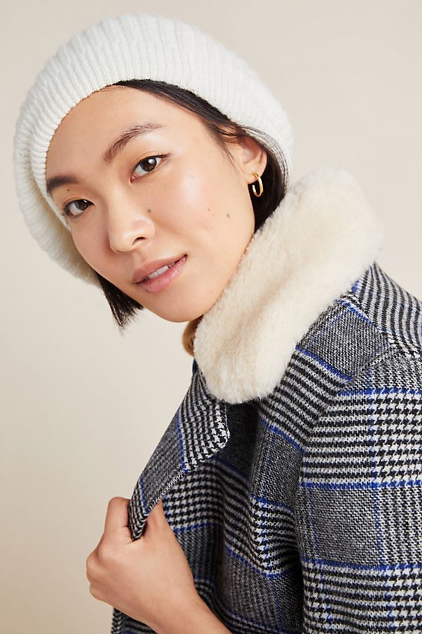 Yasmin Ribbed Beret | Anthropologie (US)