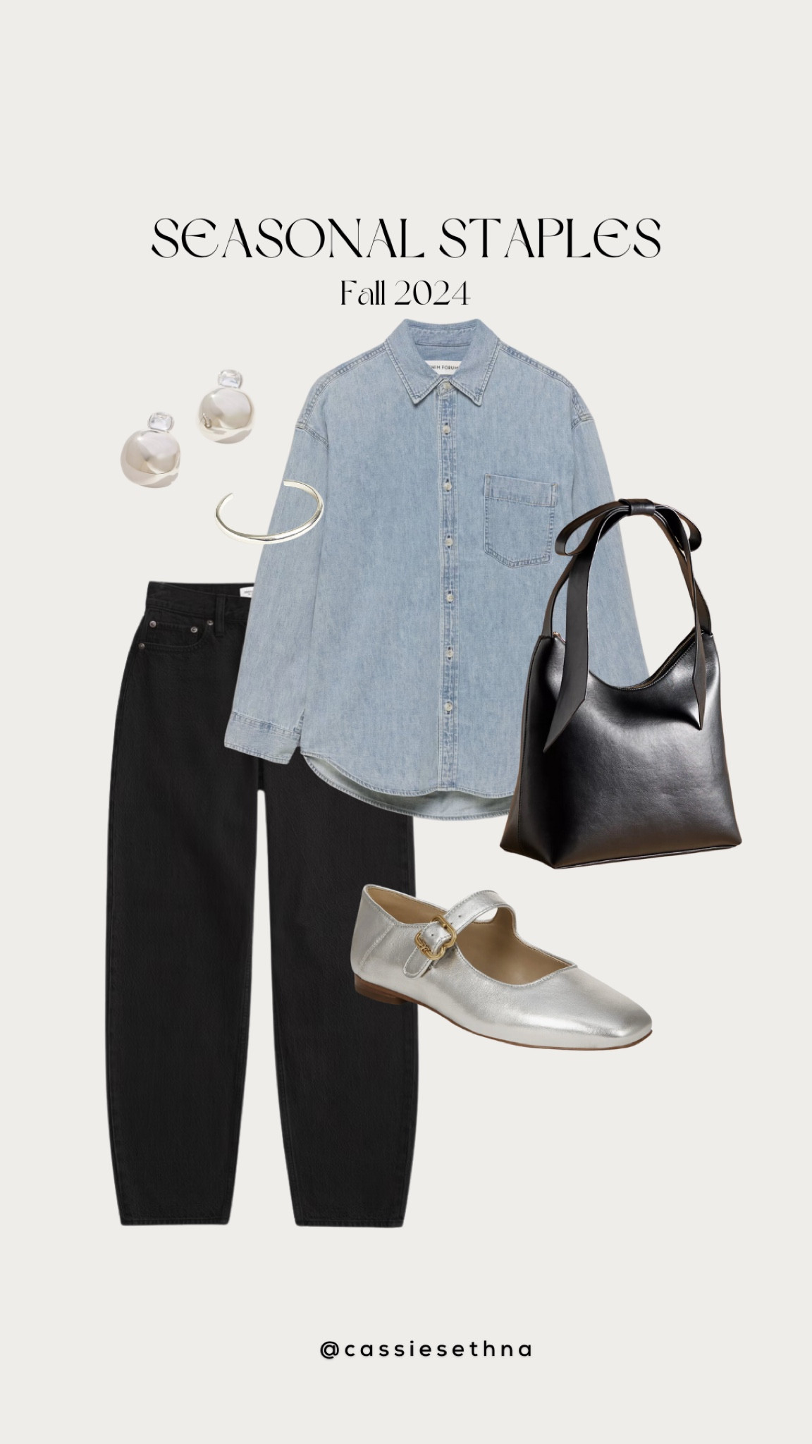 Using pieces from my Seasonal Staples Guide (aka capsule wardrobe guide) in this fall outfit! 

Denim shirt, fall outfits, outfit inspo, barrel jeans, Abercrombie jeans, ballet flats

#LTKStyleTip #LTKSeasonal #LTKFallSale