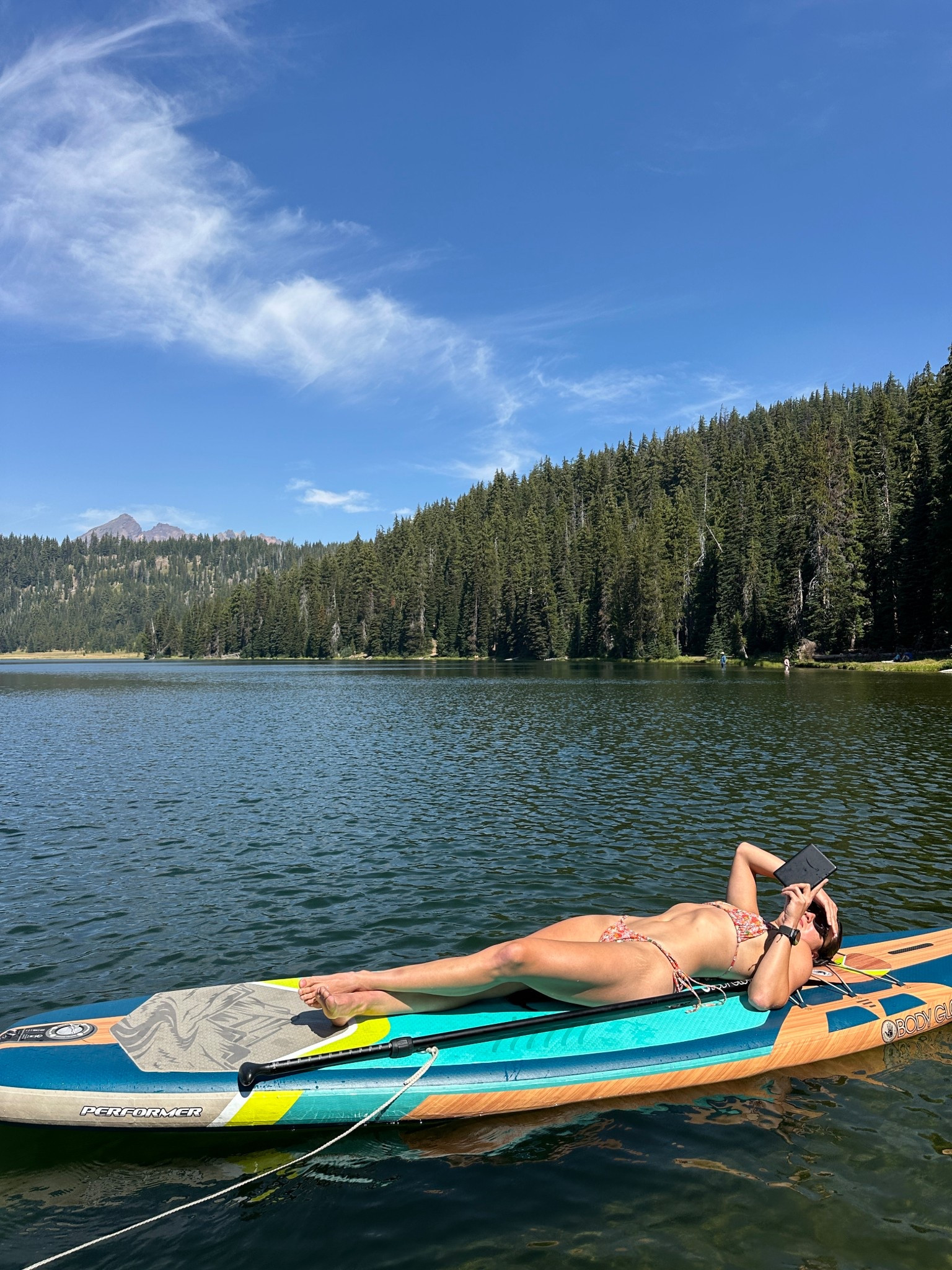 Paddle board tip: anchor to keep you steady for sunbathing & reading!! 

#LTKFindsUnder50 #LTKActive #LTKTravel