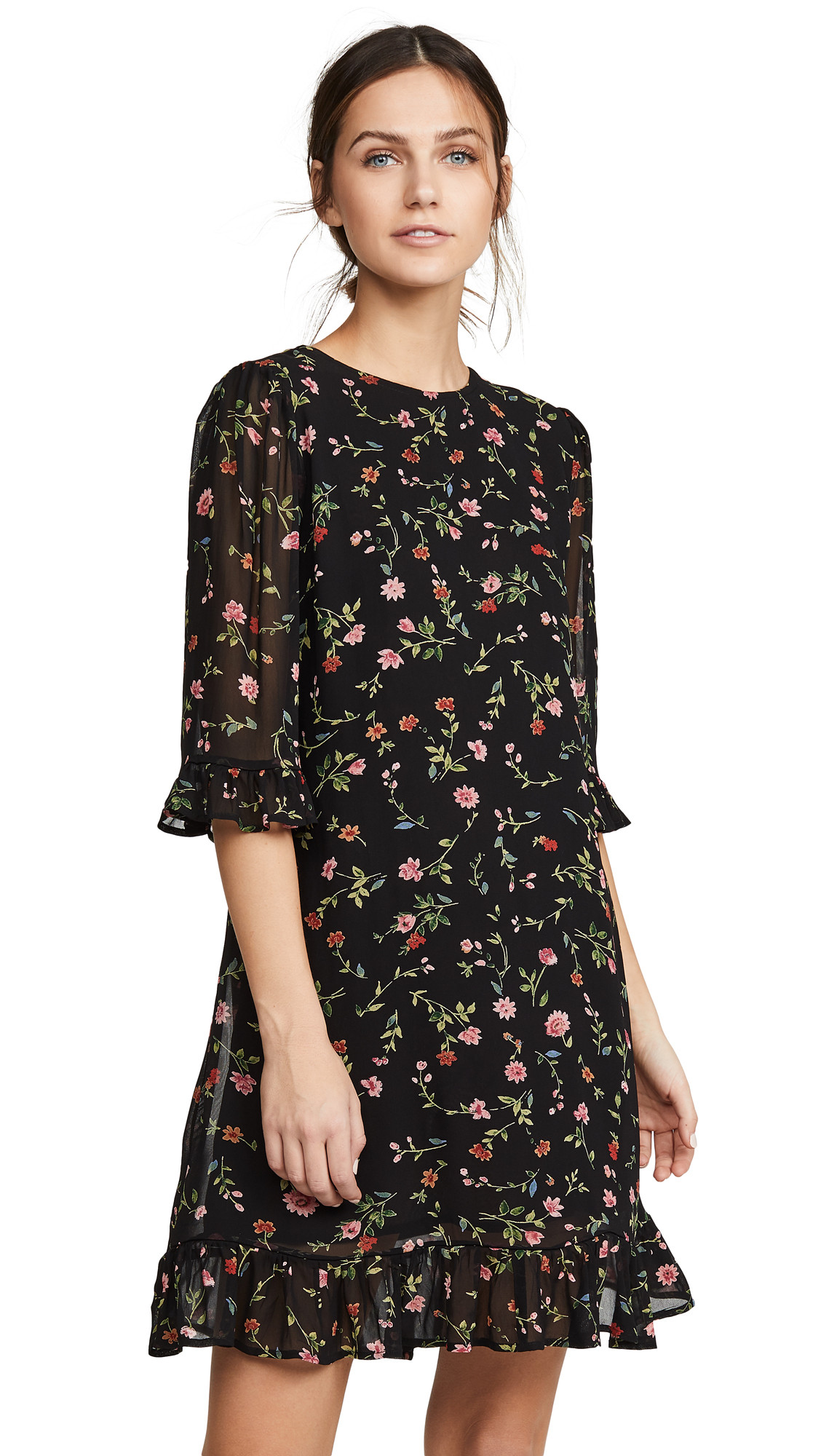 GANNI Elm Georgette Dress | Shopbop