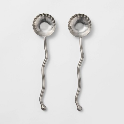 2pc Metal Serving Spoons - Threshold™ designed with Studio McGee | Target