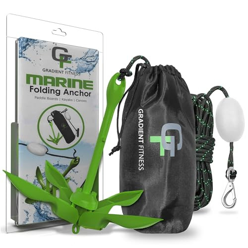 Gradient Fitness Kayak Anchor Kit | Paddle Board Accessories, Small Boat, Jet Skit and Canoe Anch... | Amazon (US)