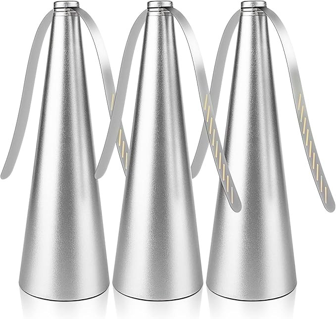 3PCS Fly Fan for Outdoor Table Picnic Fly Fan and Food Fan Indoor Outdoor Meal for Party,Silver | Amazon (US)