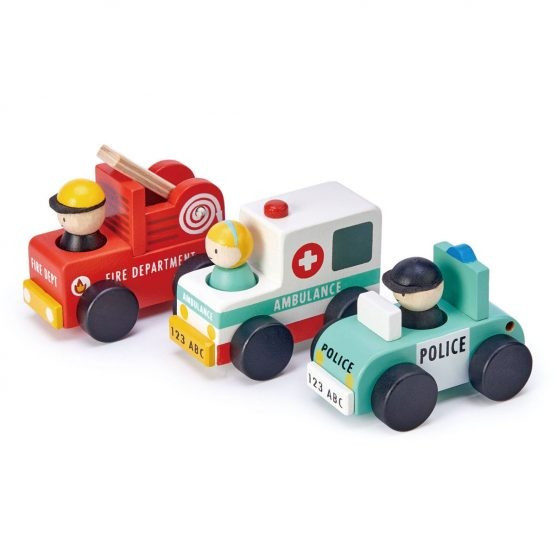Tender Leaf Toys Emergency Vehicles | The Tot