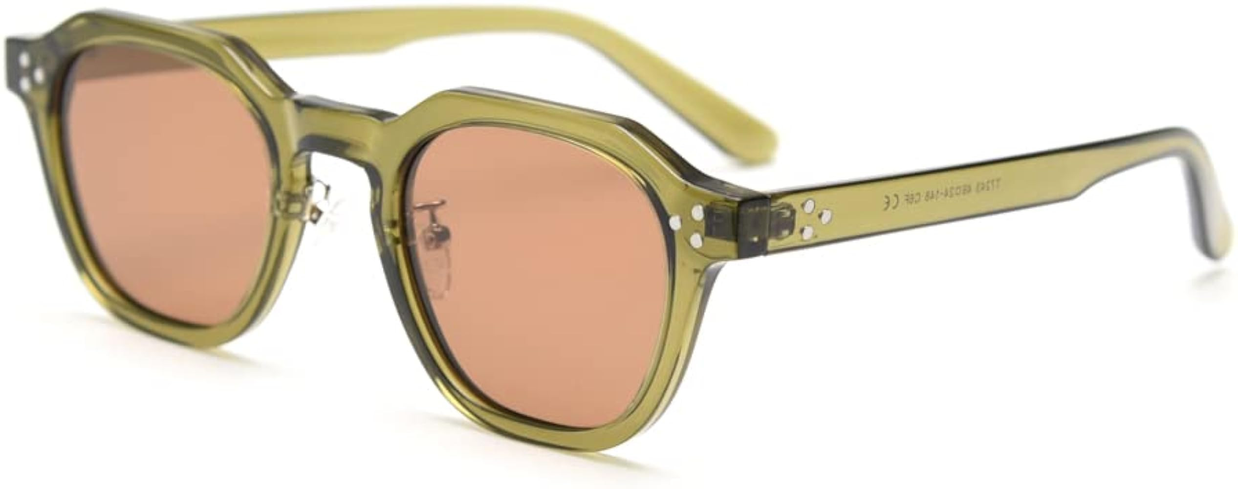 TR90 Polarized Sun Glasses for Women Mens Square Polygon Retro Vintage Sunglasses Thick Frame Lux... | Amazon (CA)