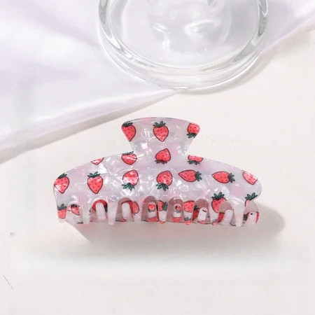 New cherry strawberry clip, Sweet girlish style hair clip, Shark clip hair， Accessory on the back of the head，1 PCS | Walmart (US)