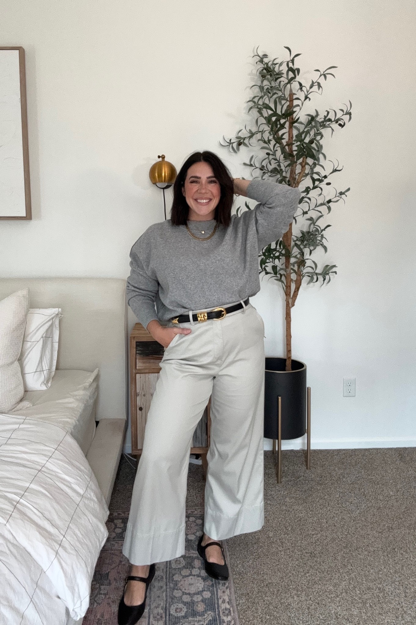 Spanx smoothing work pants styled for business casual outfit or a teacher outfit! The quality on these is unmatched, snatches all the right places and gives you shape! 

Business casual outfits, spring outfit ideas, teacher outfits, workwear, office chic

#LTKMidsize #LTKWorkwear #LTKWatchNow