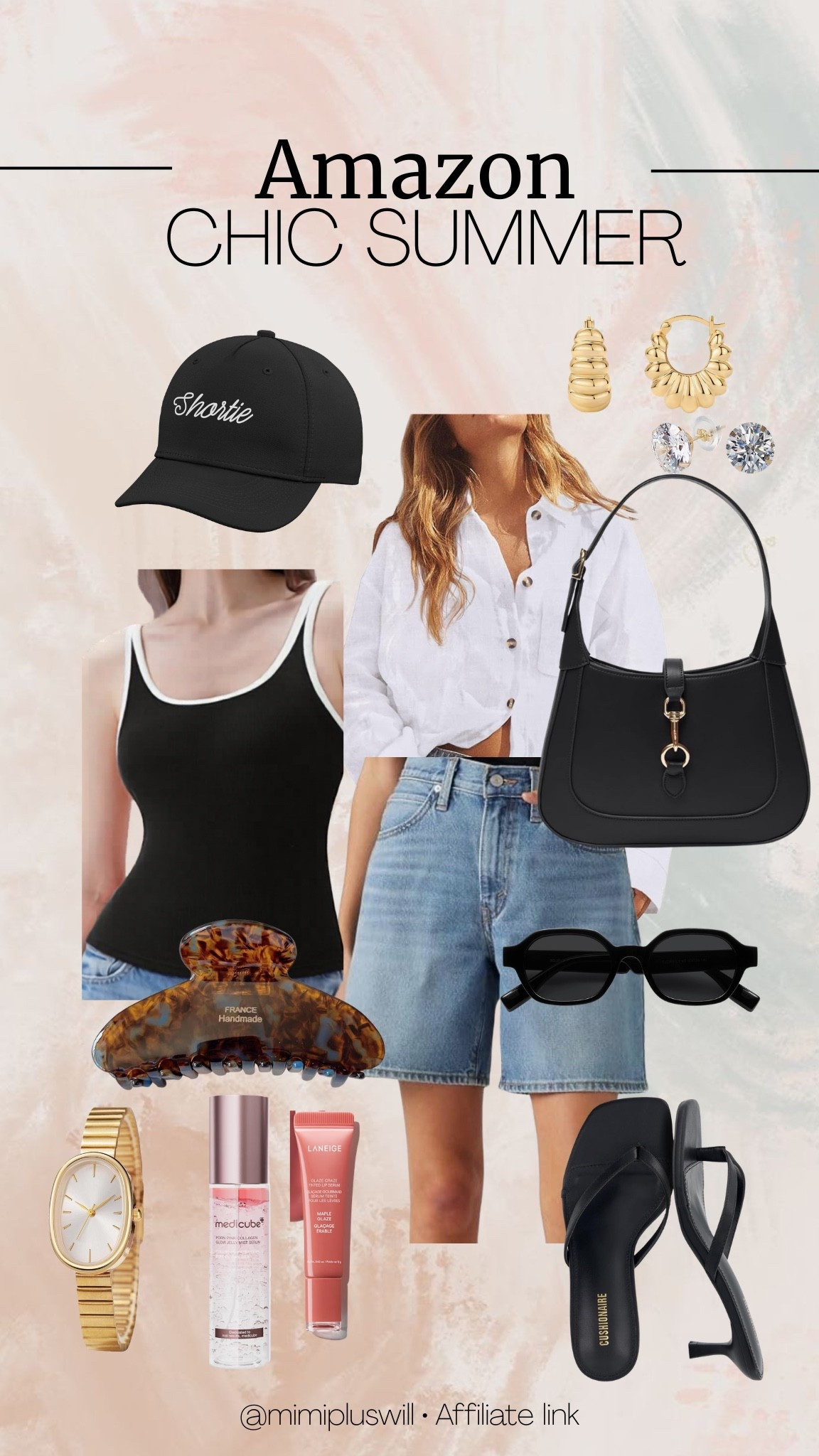 Amazon chic summer inspo 

Good | denim shorts | cotton top | built in bra tank | summer chic | petite summer 
Follow @mimipluswill for more!

#LTKPetite #LTKgrwm #LTKootd