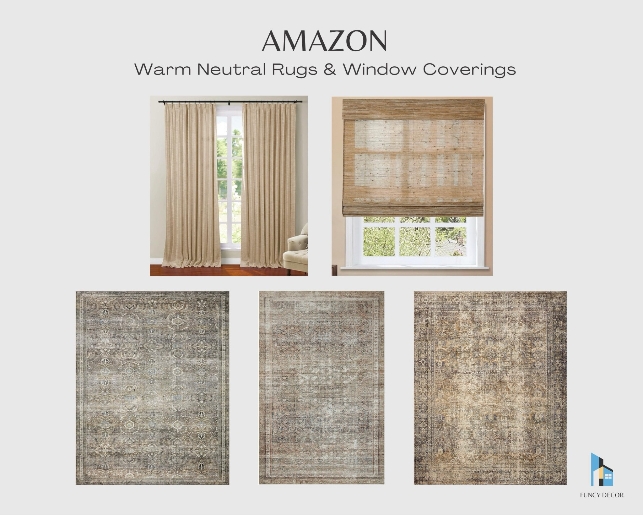 The perfect window treatments and rugs to finish off any room on sale at Amazon

#LTKHome #LTKStyleTip #LTKSaleAlert