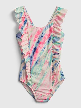 Kids Recycled Ruffle Swim One-Piece | Gap (CA)