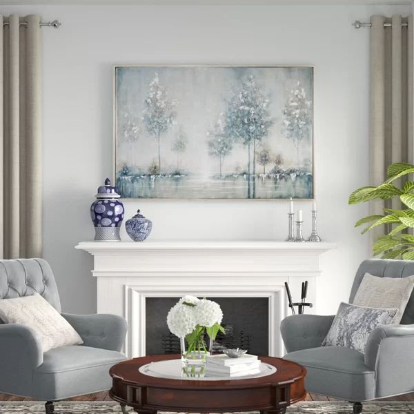 Walk in the Meadow Landscape Framed Painting | Wayfair North America