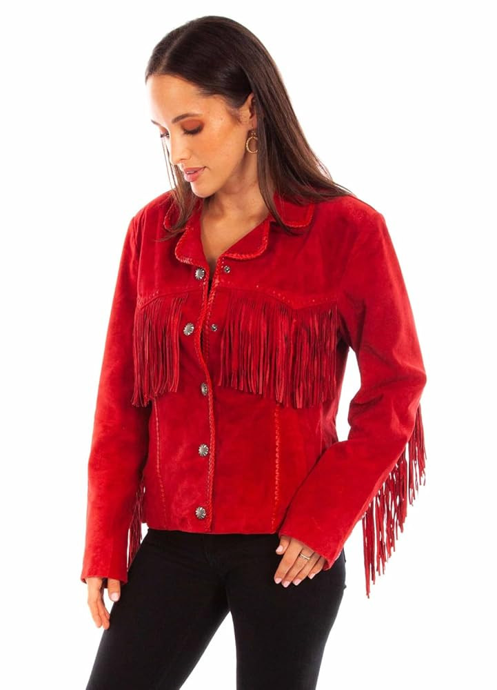 Scully Old Rust Womens Suede Fringe Jacket | Amazon (US)