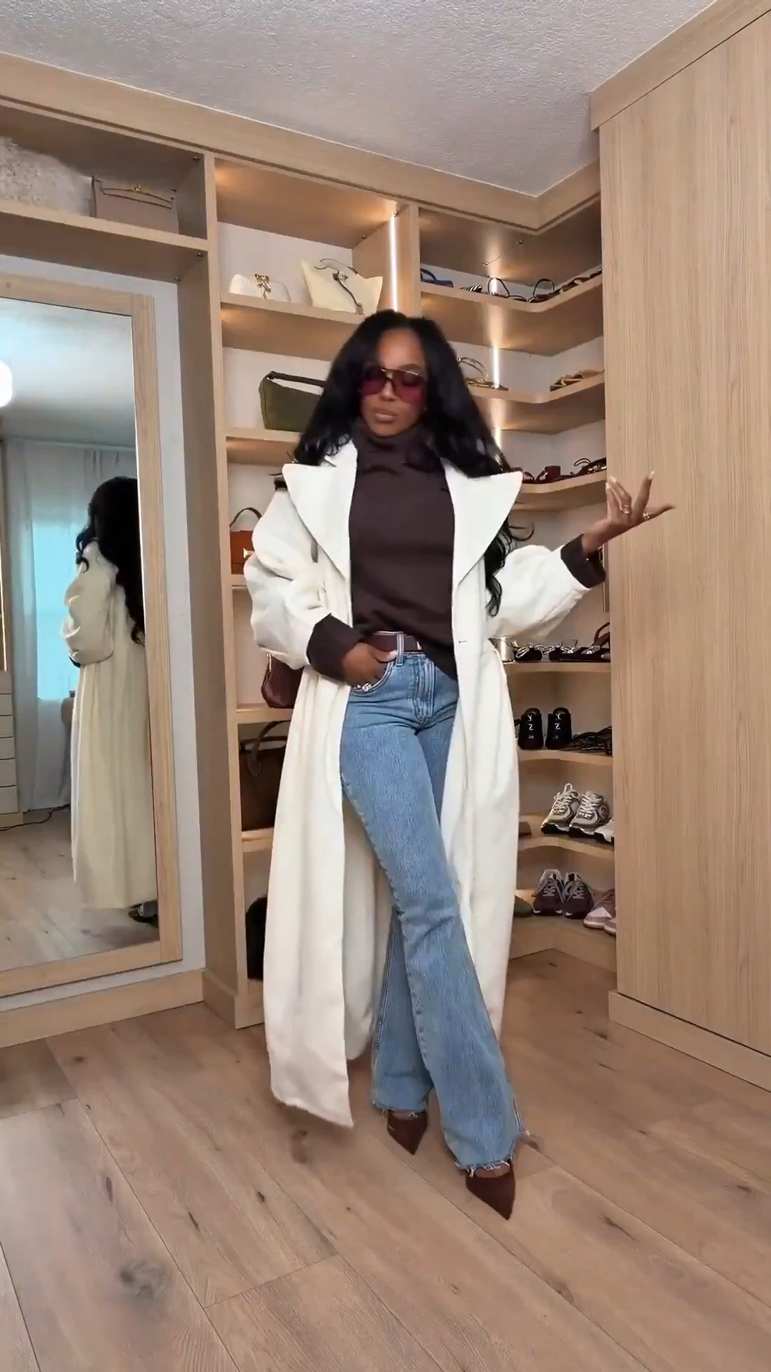 Everyday Outfits — Fun • Casual • Versatile
All five looks are restyled using pieces I already own, but styled in fresh ways so they feel brand new. Perfect for casual days, school drop-off, errands, brunch, or elevated everyday style.

Size small I’m 5’4 | 140lbs | 36D -27 -40  IG & YT: kirasfashionfinds TT: kiraabboud 

— Sweater dress: true to size, stretchy + comfy
— Denim looks: all TTS, great for layering
— Long coat: chic, warm, and perfect over basics
— Wide-leg pants: TTS with a flowy drape
— Knit tops: fitted, soft, great for tucking

everyday outfits, casual outfits, versatile outfits, chic basics, fall fashion, winter neutrals, elevated casual, outfit ideas for moms, mix and match wardrobe, restyled closet staples, Amazon outfits, cozy looks, effortless style!


#LTKgrwm #LTKootd #LTKPetite