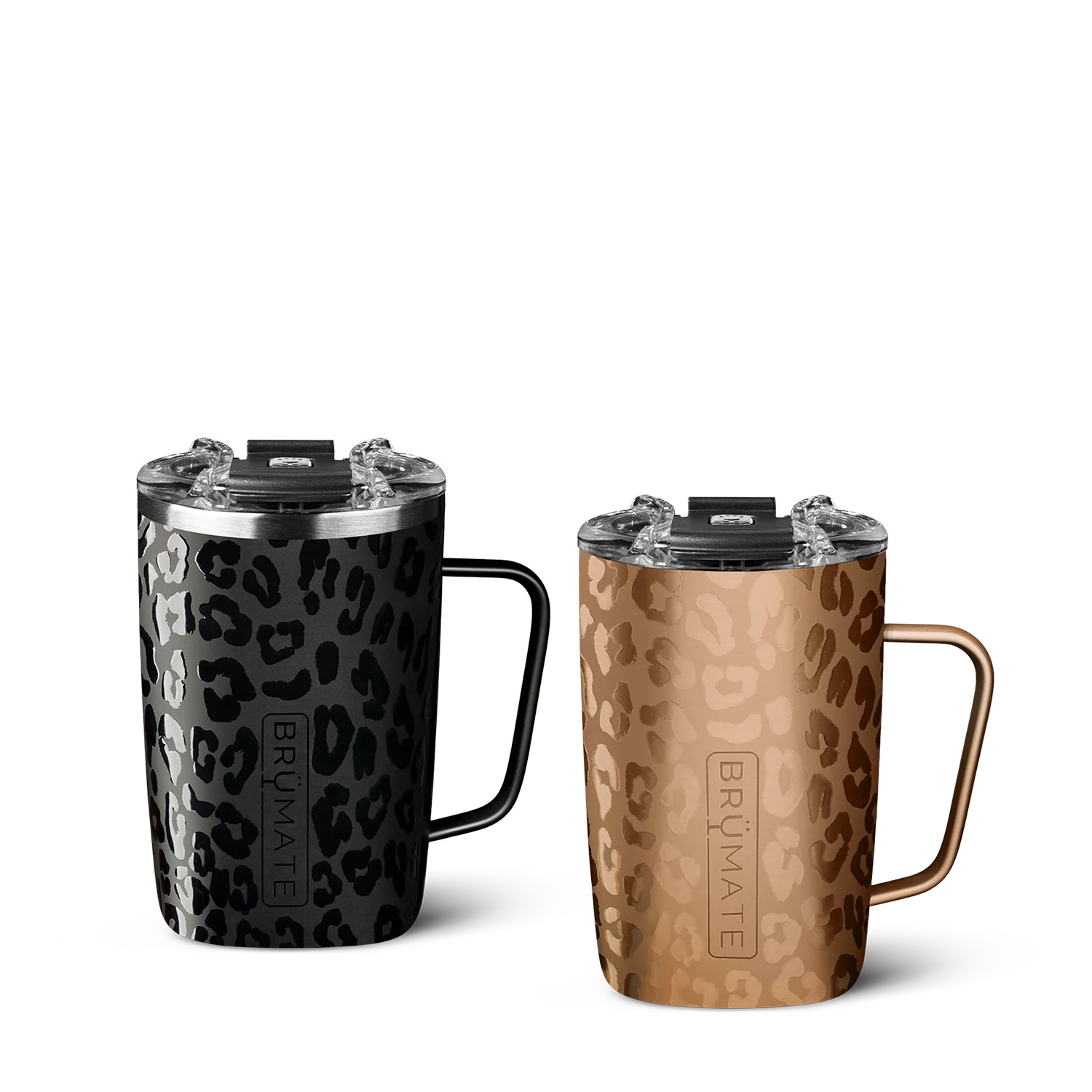 Toddy 16oz Leopard Lovers Bundle | Onyx & Gold Leopard | BruMate