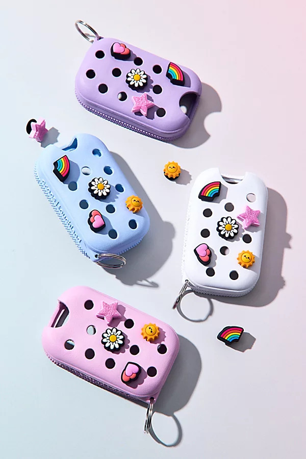 Touchland X Crocs Hand Sanitizer Mist Case Keychain in Blue at Urban Outfitters | Urban Outfitters (US and RoW)