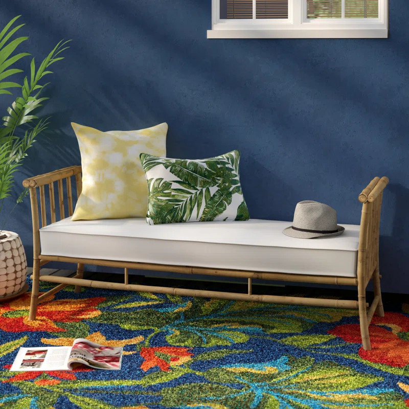 Roden 63'' Bamboo Outdoor Patio Daybed | Wayfair North America