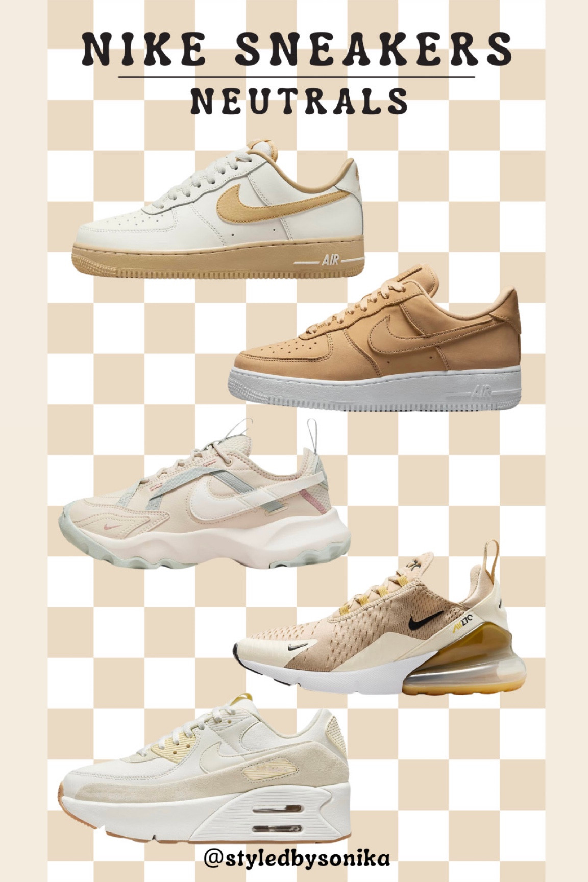 Nike sneakers
Neutral Nikes
Sneakers


#LTKmens #LTKfindsunder100 #LTKshoecrush