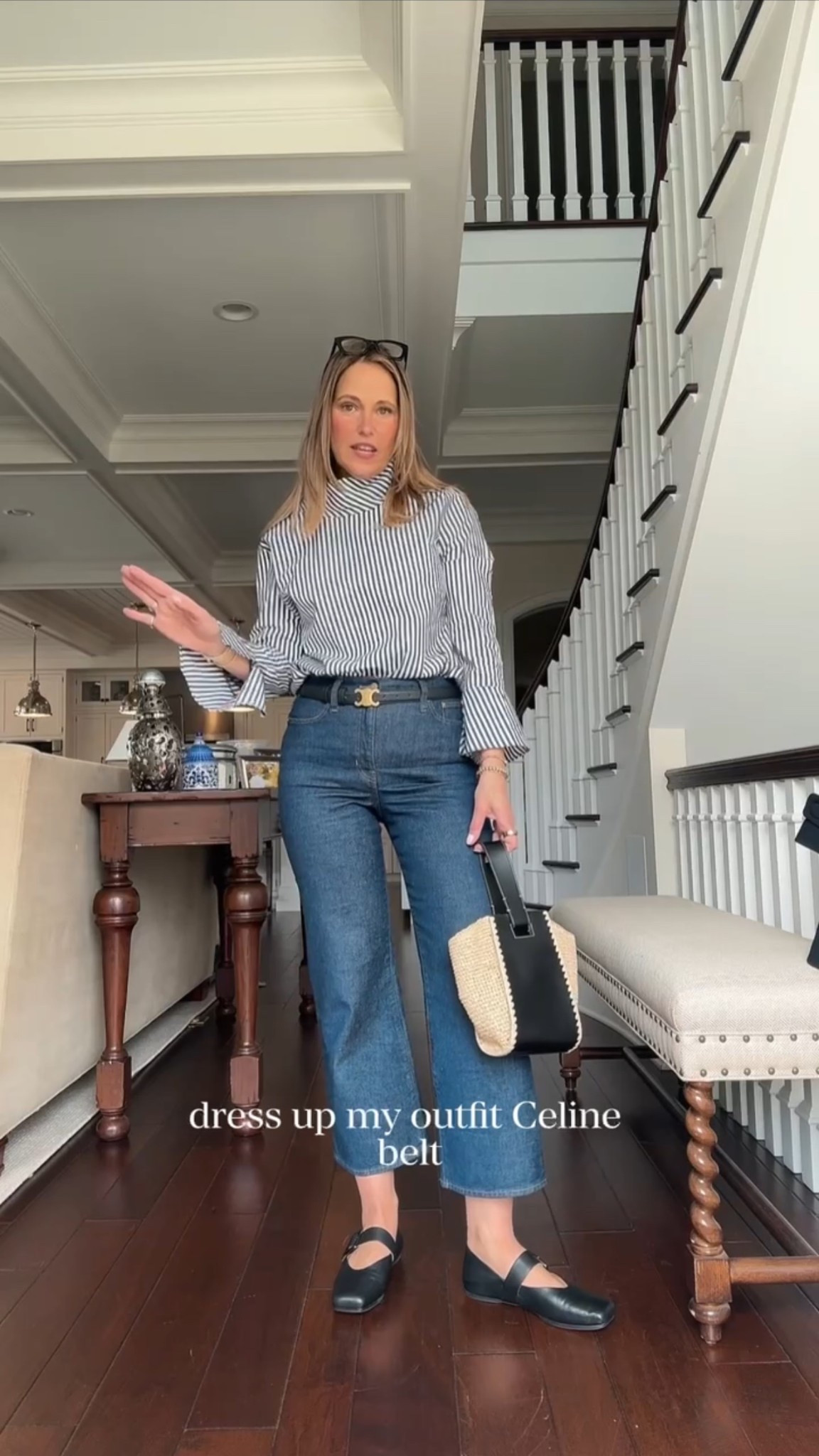 Love this black and white top with the button details and great neckline. It elevates any look! s

#LTKMidsize #LTKOver40