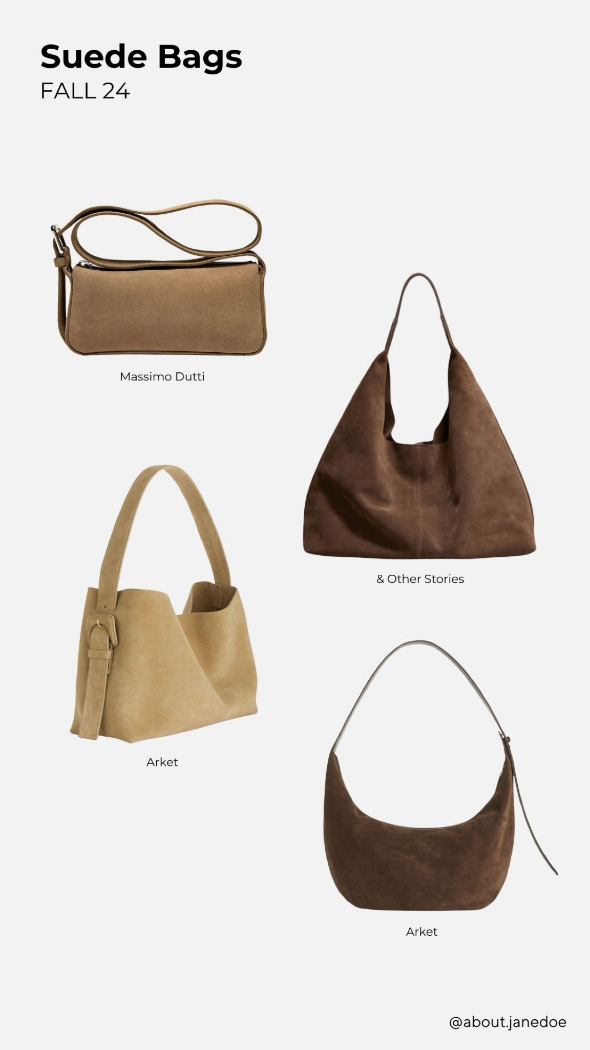 Suede is coming on strong this season, here’s a selection of a few suede bags I love for this fall 

#LTKFallSale #LTKWorkwear #LTKSeasonal