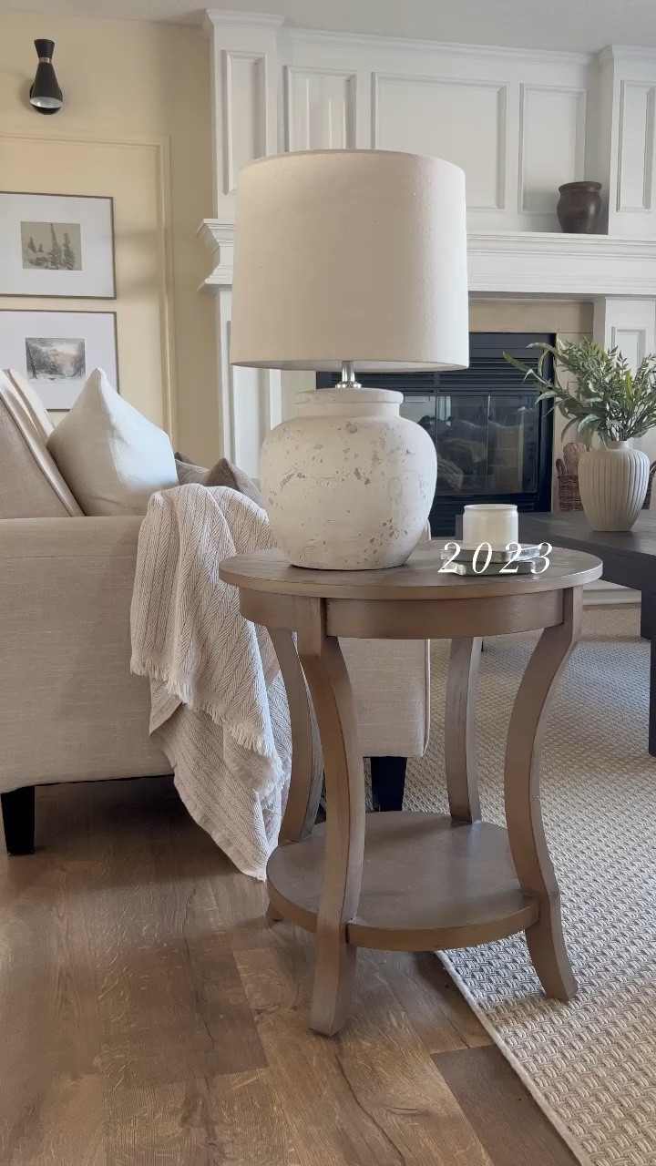 Shelburne Round Wood Accent Table … curated on LTK