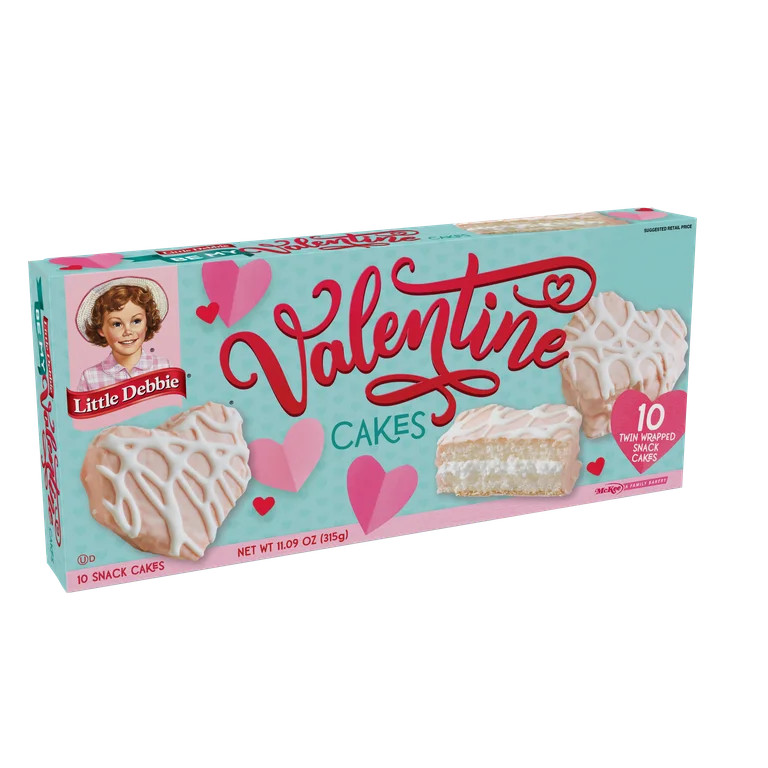 Little Debbie Be My Valentine Cakes (vanilla), 10 ct, 11.09 oz | Walmart (US)