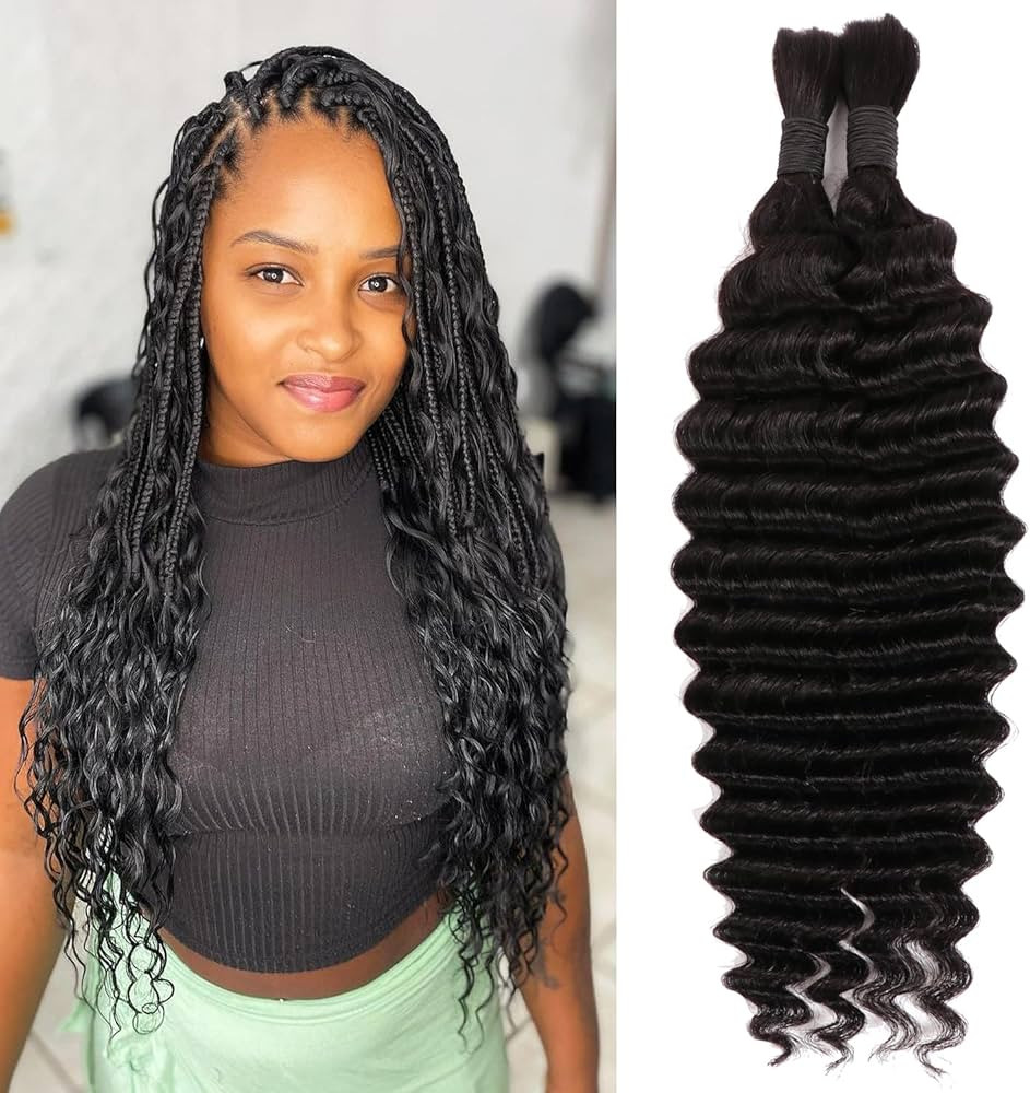 Human Braiding Hair Curly Bulk Human Hair for Braiding No Weft Human Hair Bundles for Braiding We... | Amazon (UK)