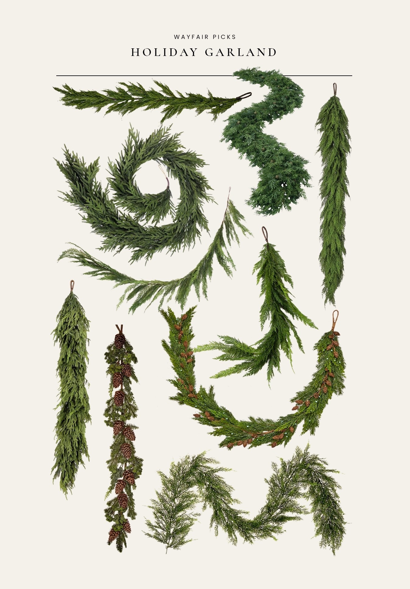 Find my favorite classic holiday greenery and wreaths from @wayfair on the blog today! Grab these ahead of the holiday season before they sell out. #wayfair #wayfairpartner 

#LTKHome #LTKSeasonal