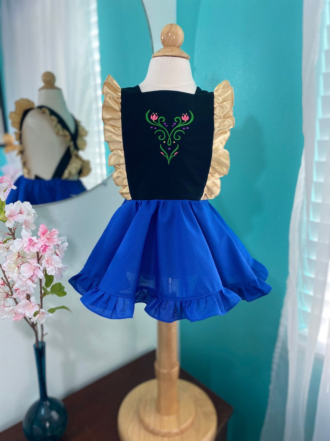 Toddler Girls Disney Princess Anna Frozen Dress, Disney Frozen Dress, Anna Toddler Girls Dress, P... | Etsy (US)