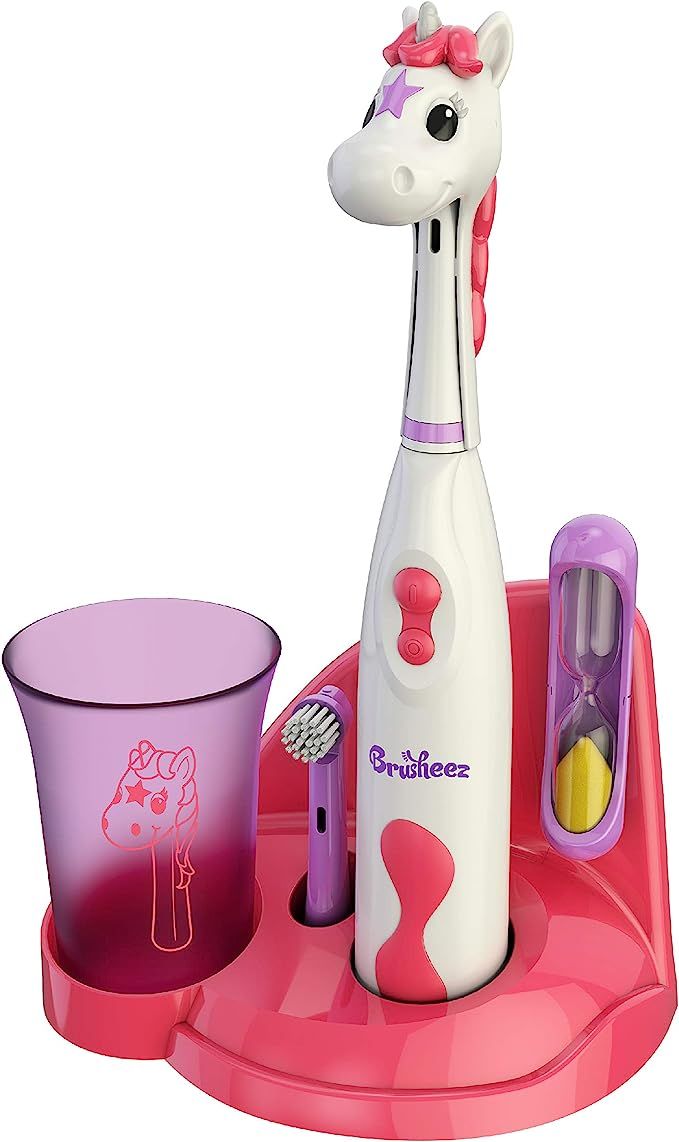 Brusheez Kid's Electric Toothbrush Set - Sparkle The Unicorn - Includes Battery-Powered Toothbrus... | Amazon (US)