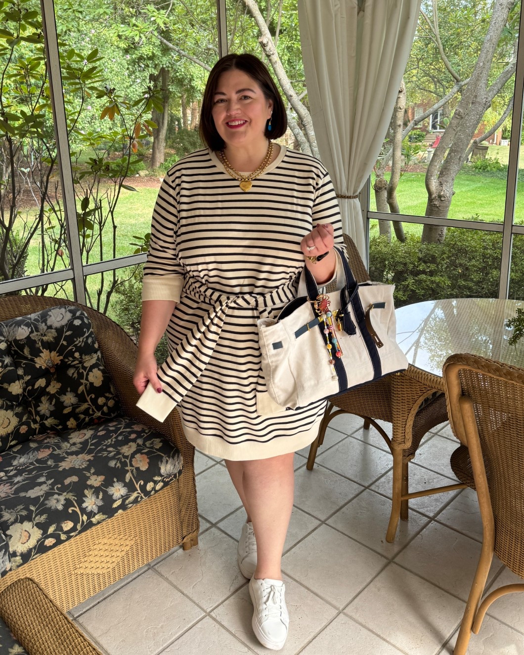 One of my absolute favorite casual dresses is now 40% off. Plus, if you need a different size within a year, you can swap it! Plus size casual striped dress also in other colors, sizes 00-40 

#LTKOver40 #LTKPlusSize