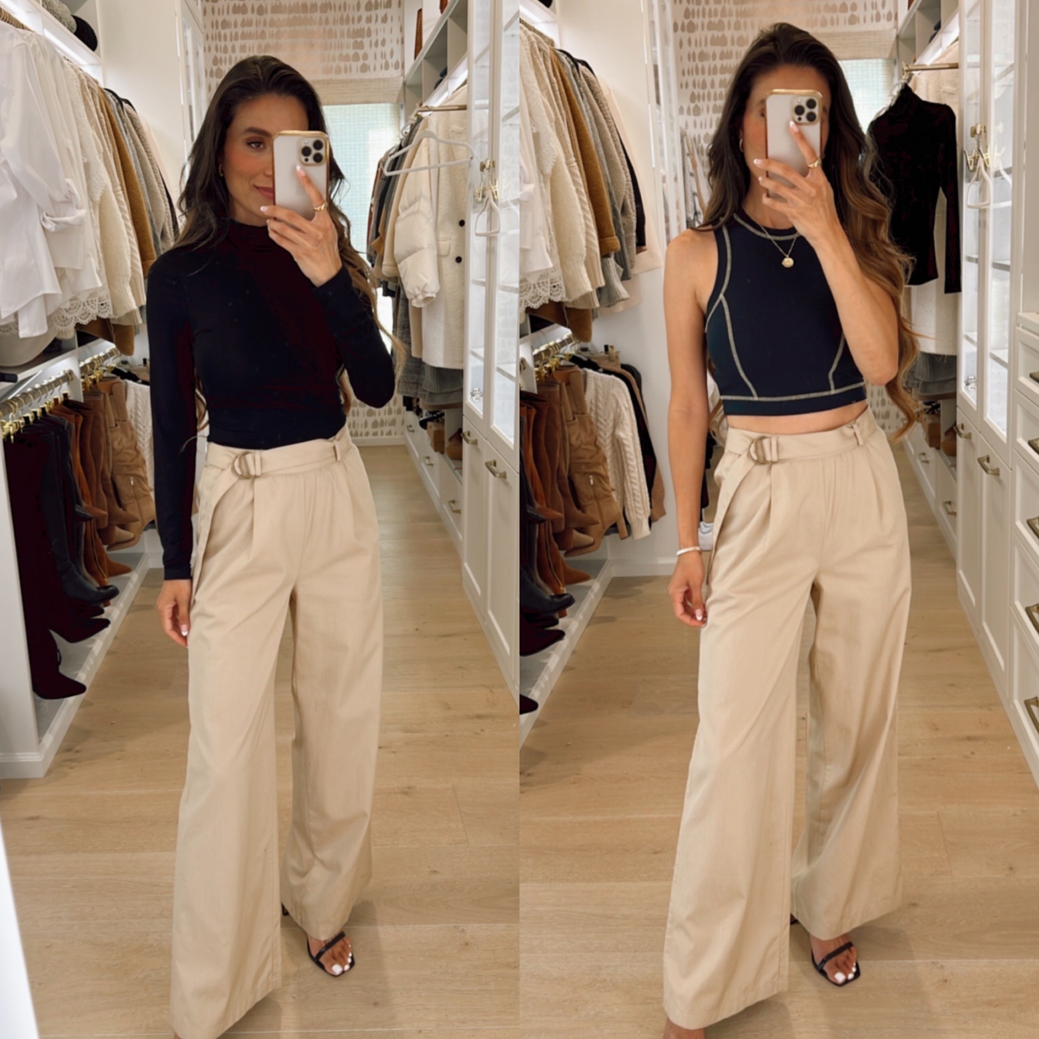 Wearing size XXS in black tank top and trousers, XS in black turtleneck, and 8 in my heels ✨ Click below to shop! Follow me @interiordesignerella for more exclusive posts & sales!!! So glad you’re here! Xo!!!❤️🥰👯‍♀️🌟 #liketkit @shop.ltk

#LTKunder50 #LTKunder100 #LTKshoecrush