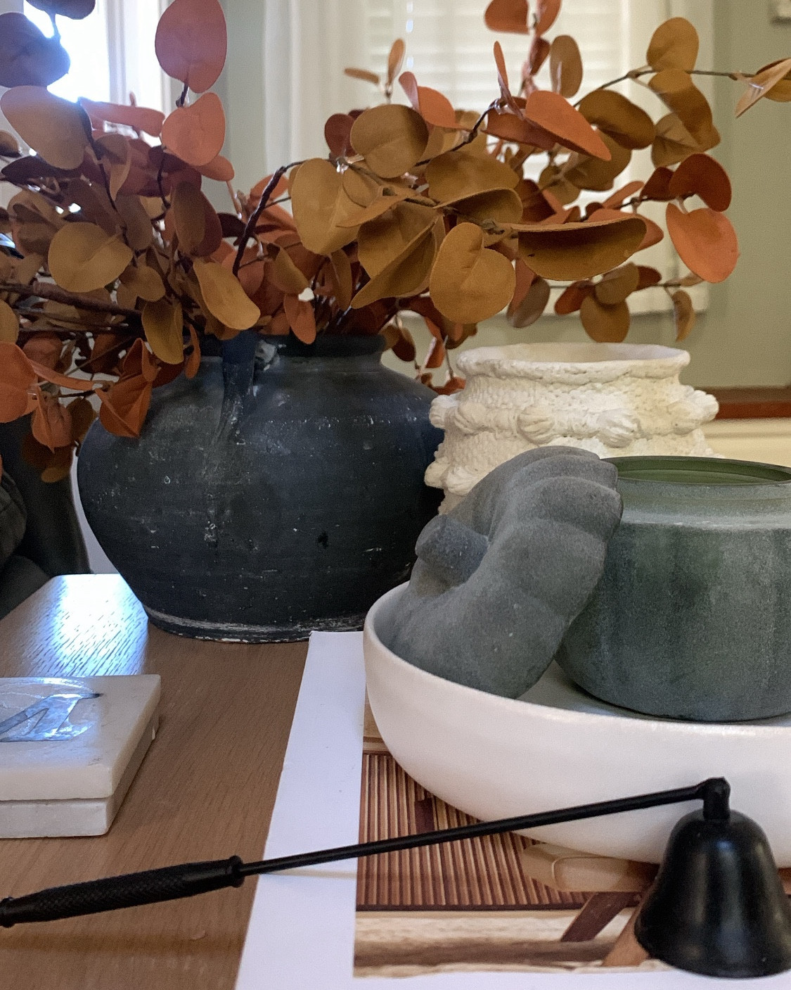 Autumn End Table 

These brown eucalyptus stems are so beautiful and incredibly realistic! 



#LTKFindsUnder50 #LTKSeasonal #LTKHome