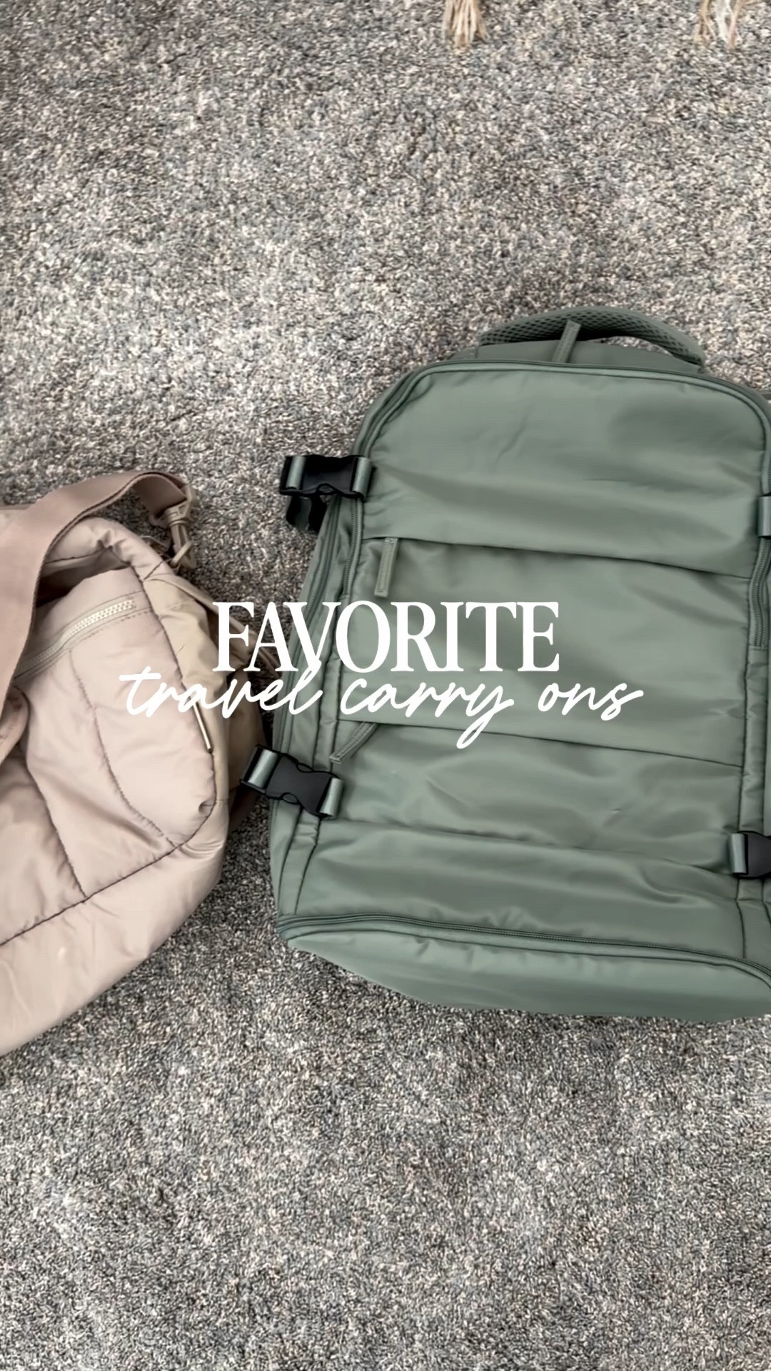 These are two really great personal bags for your next flight! I have used both of these on recent flights and they both fit under the seat. The backpack also can work as a carry on as you can see, so if you’re using it as a personal item you can’t stuff it full or you’ll have issues. But I LOVE all the compartments it has. 

My two biggest complaints about the other bag is that I wish it had broader, more padded straps and a larger pocket to keep a laptop separate, but overall still a great bag!

#LTKTravel