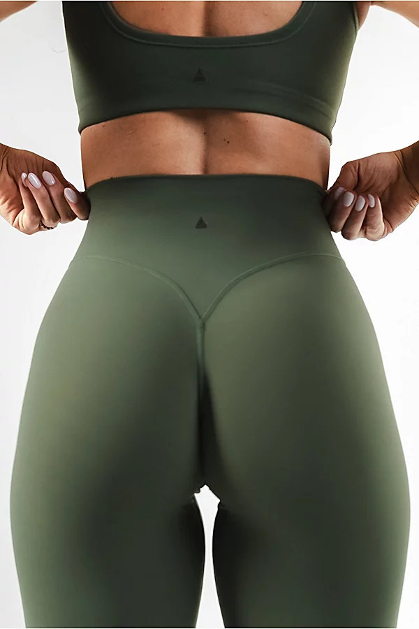 Vitality Cloud II High Waisted Legging in Olive, Women's at Urban Outfitters | Urban Outfitters (US and RoW)