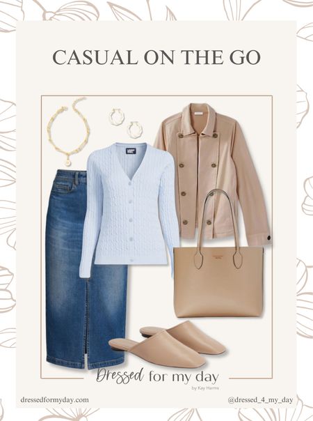 A causal on the go spring outfit style board.✨

#LTKSeasonal #LTKstyletip #LTKmidsize