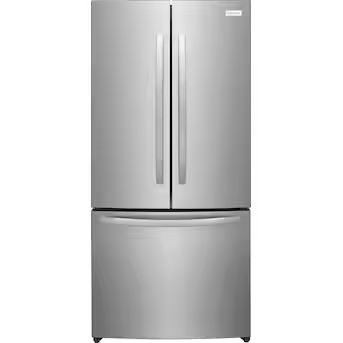 Frigidaire Counter-Depth 17.6-Cu. Feet 3 -Door French Door Refrigerator with Ice Maker ( Brushed Steel ) ENERGY STAR Certified | Lowe's