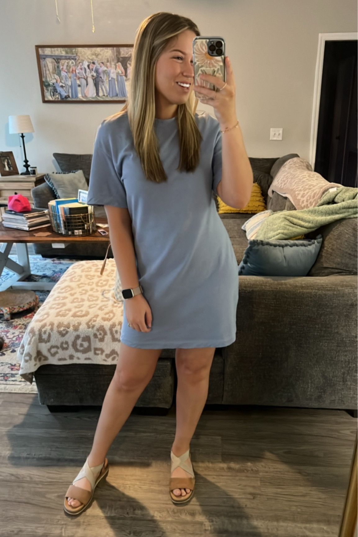 Dress, comfy dress, affordable outfit, affordable dress, affordable clothing, affordable teacher outfit, teacher outfit, summer, summer dress, blue dress, tshirt dresss

#LTKStyleTip #LTKFindsUnder50 #LTKWorkwear