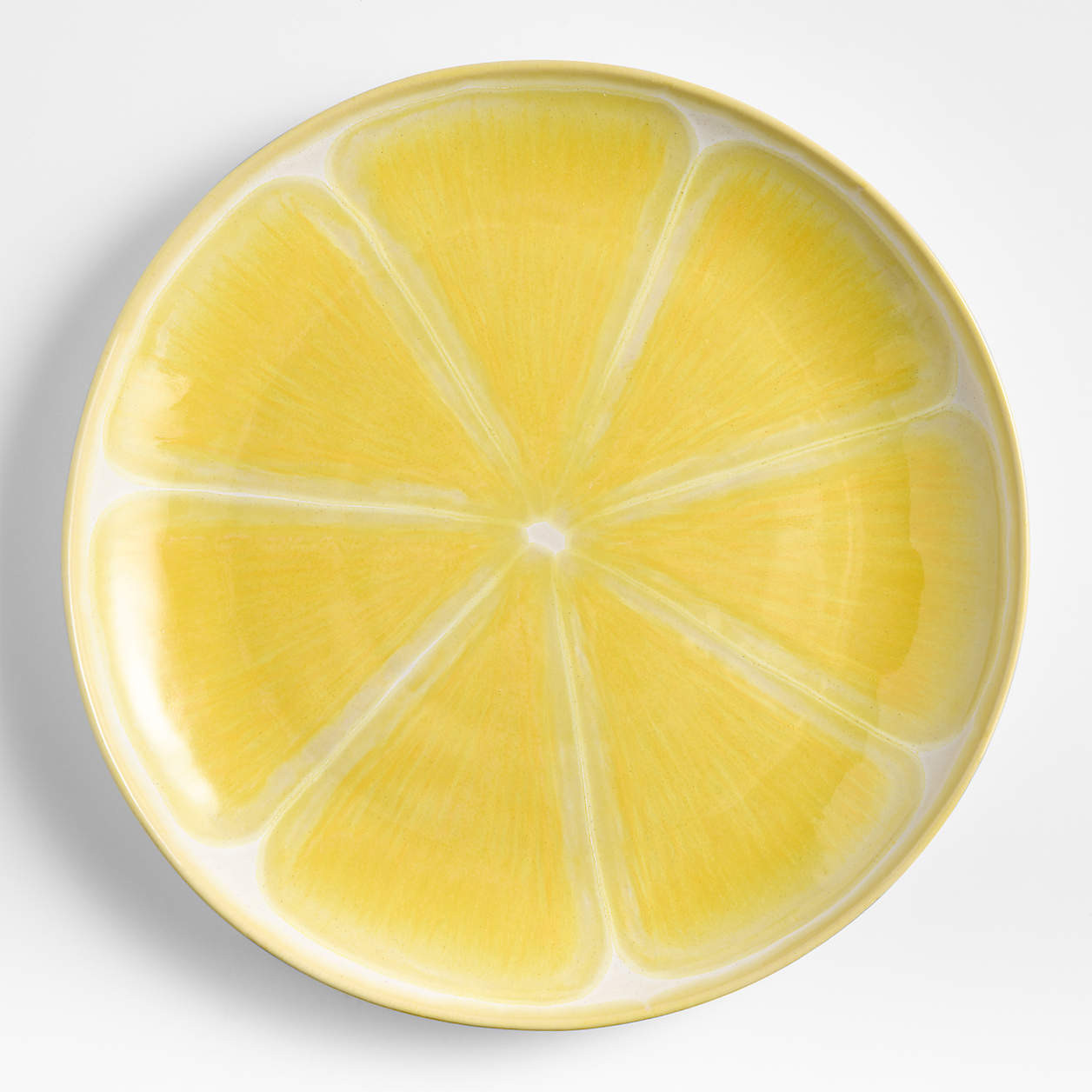 Citrus Stoneware Platter | Crate & Barrel | Crate & Barrel