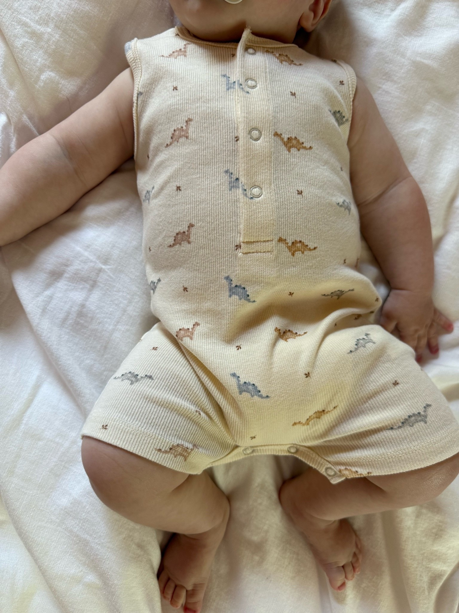 baby boy in the @Rylee & Cru 🦕 ribbed romper. adorable!!!!! 

he’s 5 months (17 lbs) wearing 6-12 

#babyboy #babyclothes #babyboysummeroutfit

#LTKBaby