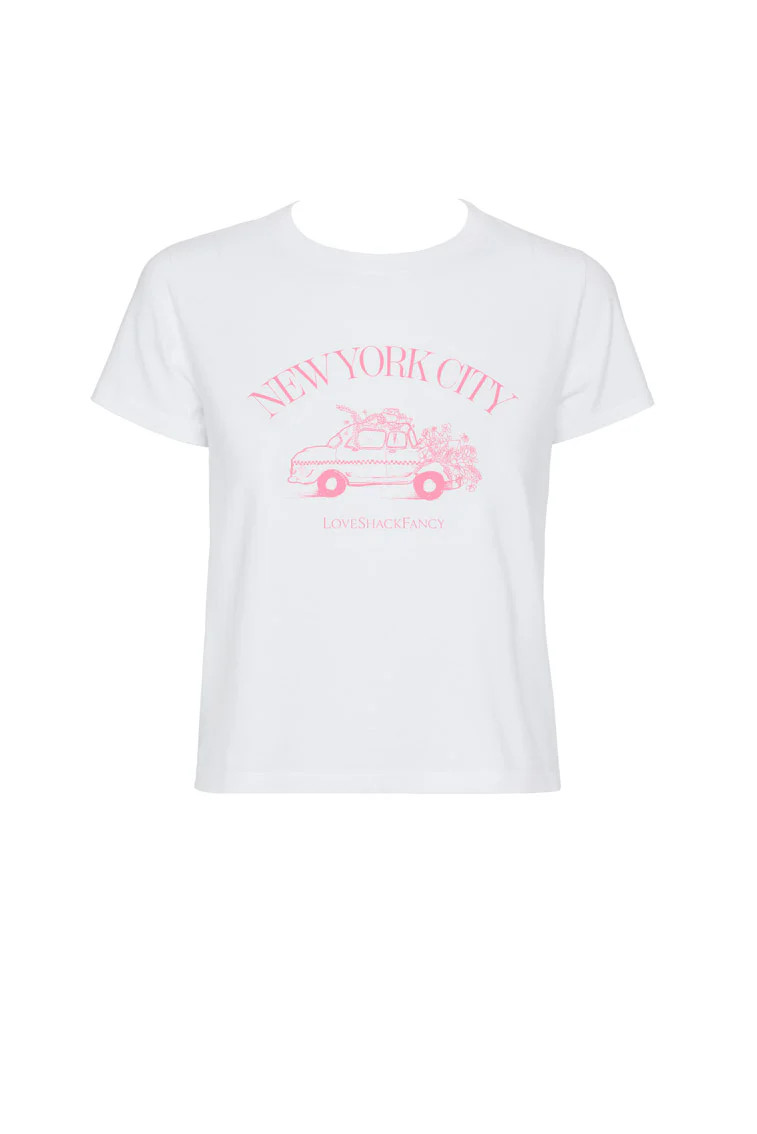 Lia Graphic Tee | LOVESHACKFANCY