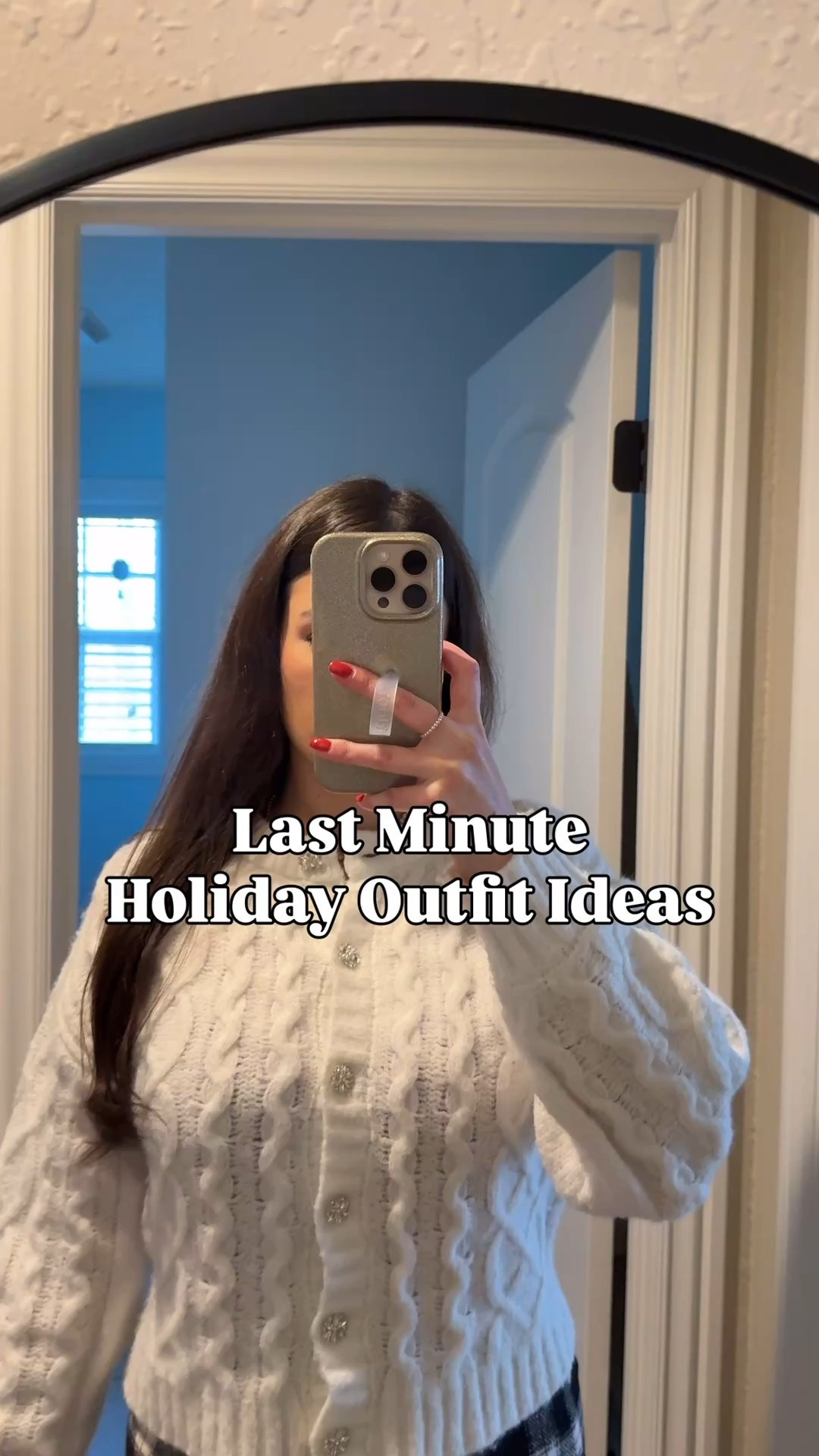 Easy Holiday outfit ideas with items you probably already own ✨

Which holiday look is your favorite? 
#holidayoutfits #winteroutfits 

Holiday outfit ideas, holiday sweater outfits, holiday looks, casual chic holiday looks, sequin skirts, Christmas sweaters, Christmas outfits, Christmas tree farm outfits, winter outfits, NYE outfit, affordable fashion, what to wear for the holidays, boots outfit, sequin pants, fur coat outfit, blazer outfit, plaid skirt outfit, fleece lined tights outfit,

#LTKgrwm #LTKHoliday #LTKFindsUnder50