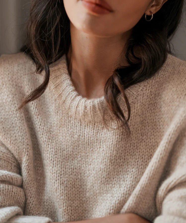 Alpaca Cocoon Crewneck | Jenni Kayne