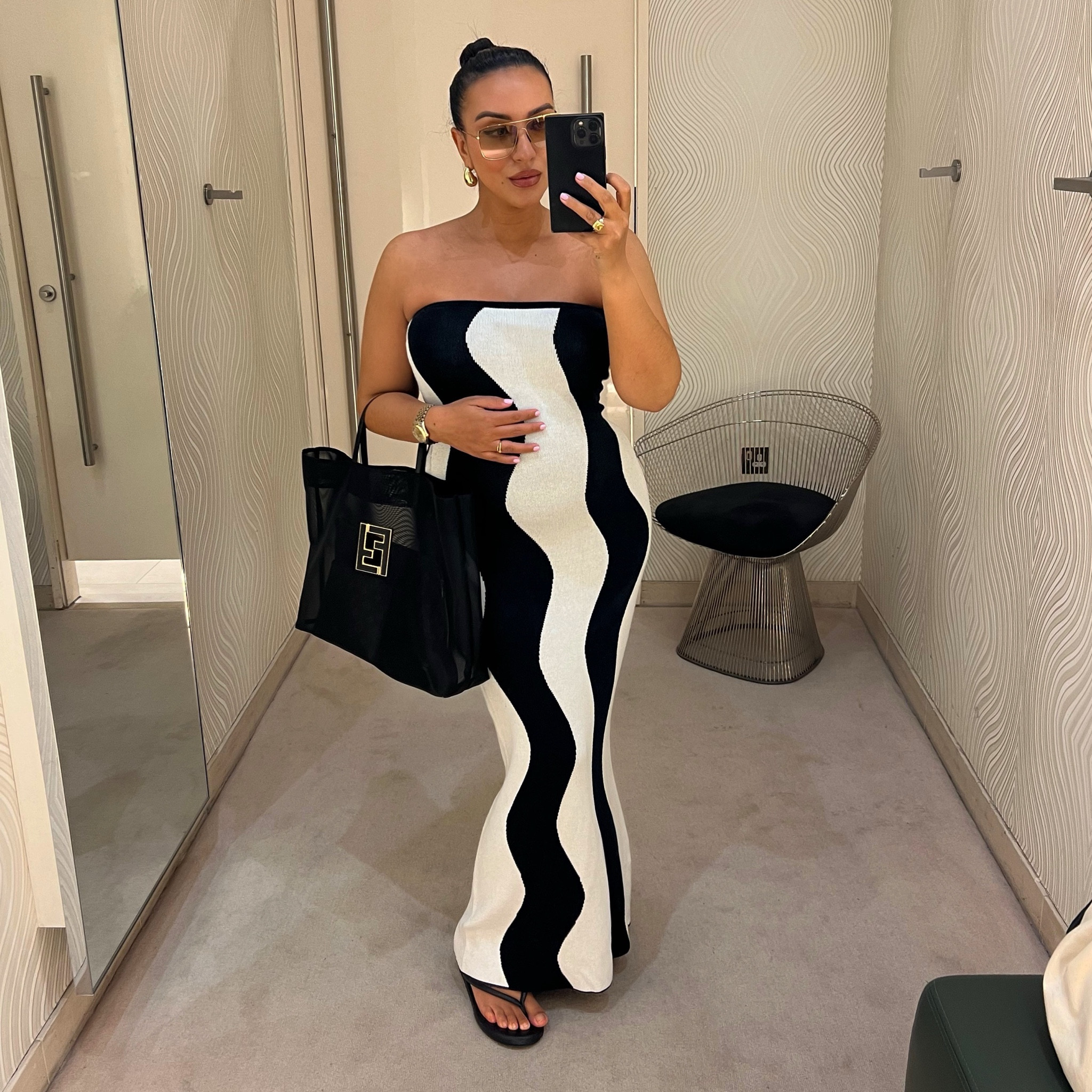 One of my favourite pregnancy looks to date! This dress is super stretchy and comfy, it’s also not maternity but works either way. 

#LTKbump #LTKstyletip #LTKeurope