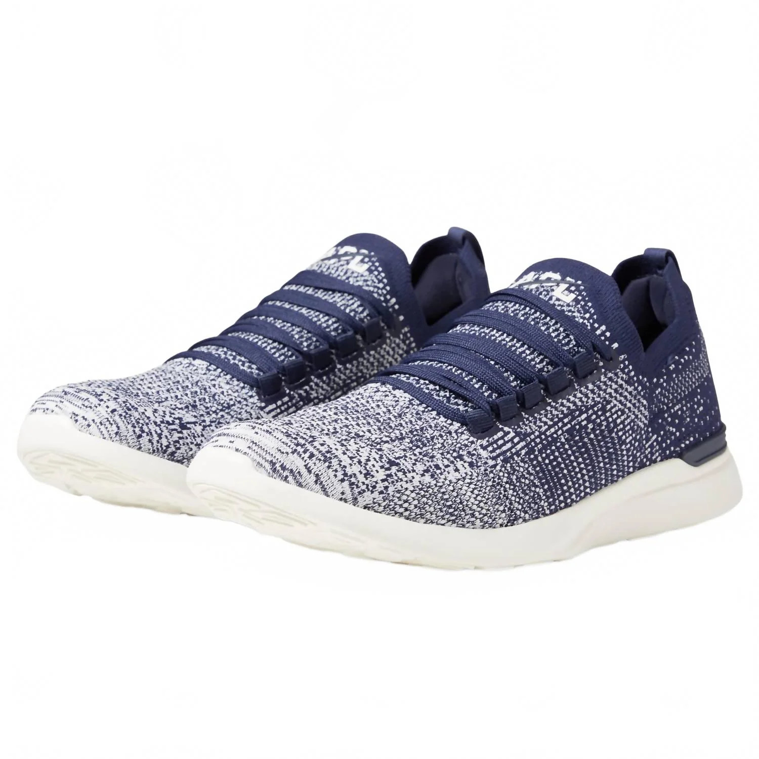 Men's Techloom Breeze Running Sneakers In Navy/ivory/ombre, Blue | Shop Simon